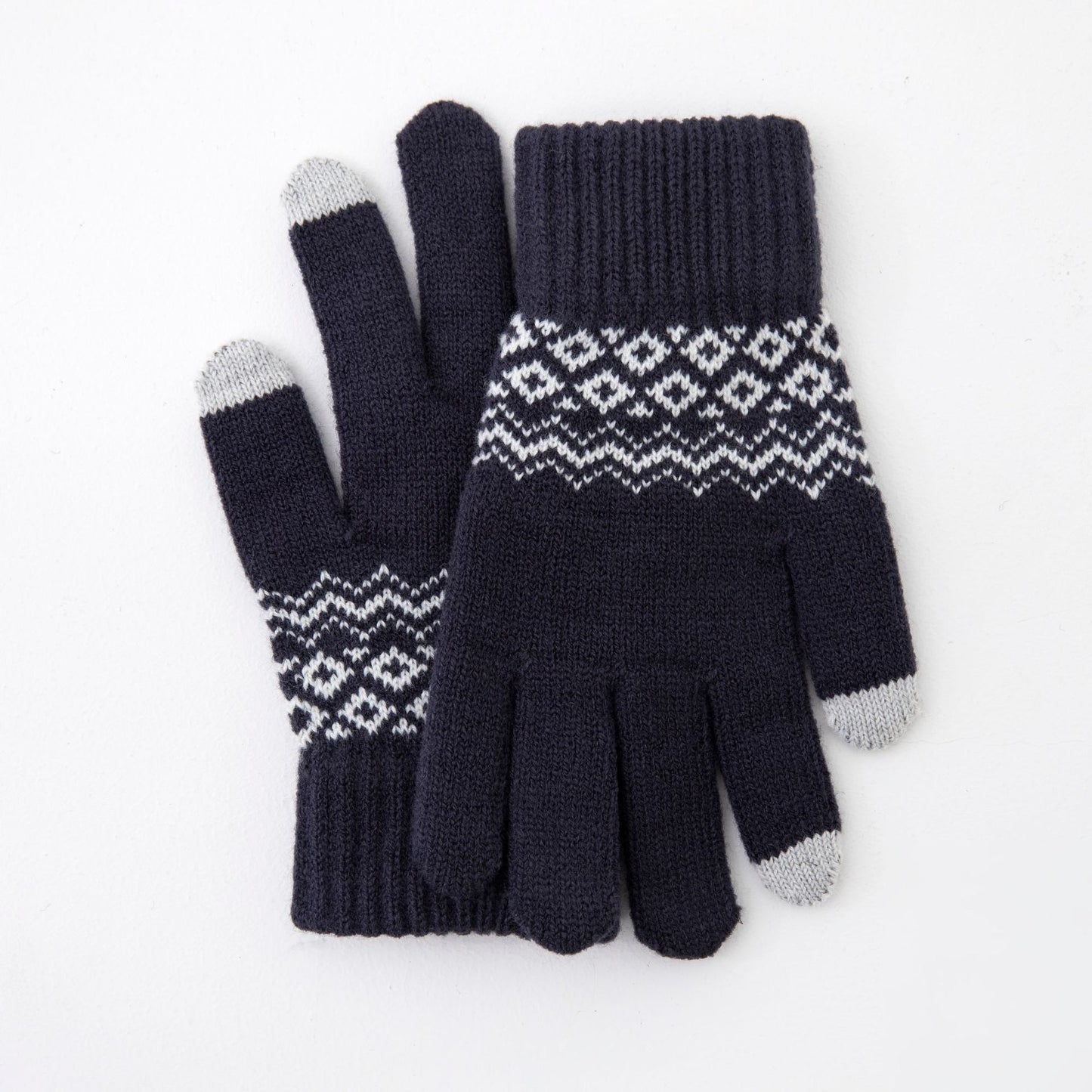 Winter Touchscreen Gloves Warm Acrylic Knitted Cycling Gloves