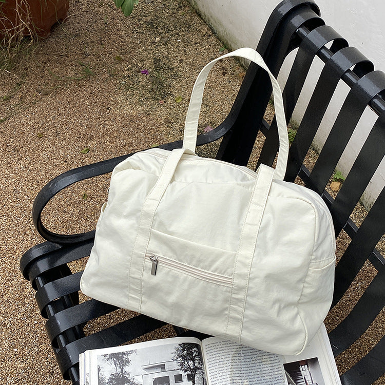 Minimalist Large Capacity Nylon Travel Tote Bag