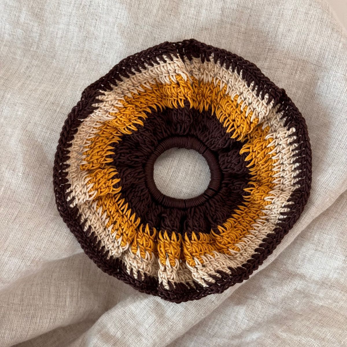 Cute Color Contrast Stretchy Knit Hair Tie
