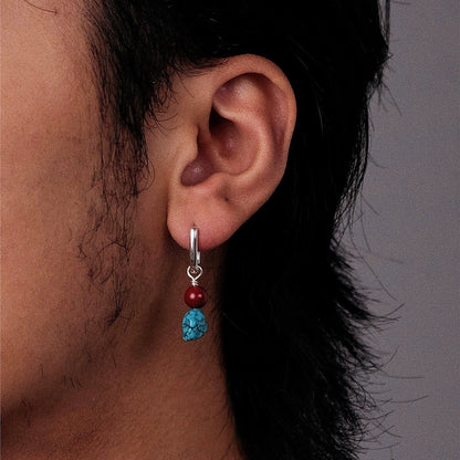 Earrings Niche Design Tibetan Earrings For Men And Women Couples