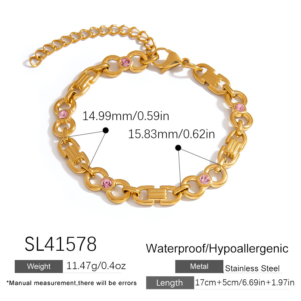 Stylish Bow Knot Stainless Steel Bracelet for Women