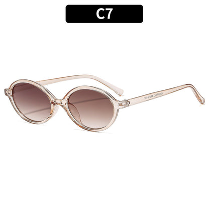 Oval Vintage Anti-Blue Light Fashion Sunglasses