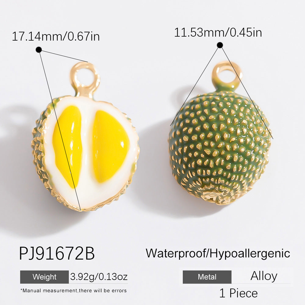 Alloy Pendant Necklace Trendy Fruit Design Handmade DIY Jewelry