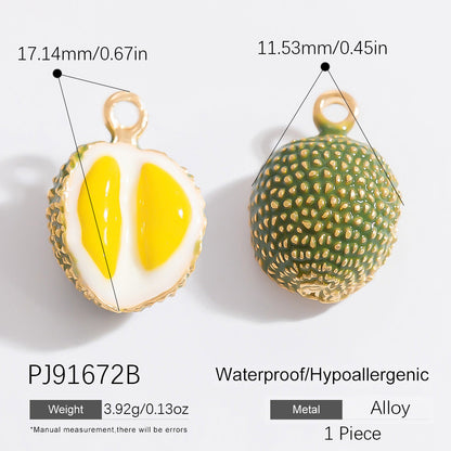 Alloy Pendant Necklace Trendy Fruit Design Handmade DIY Jewelry