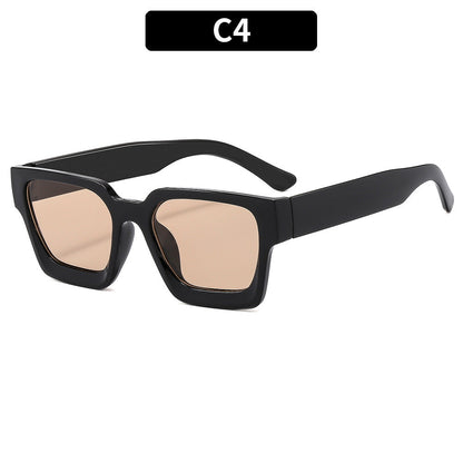 Trendy Square Multi-Color UV400 Sunglasses