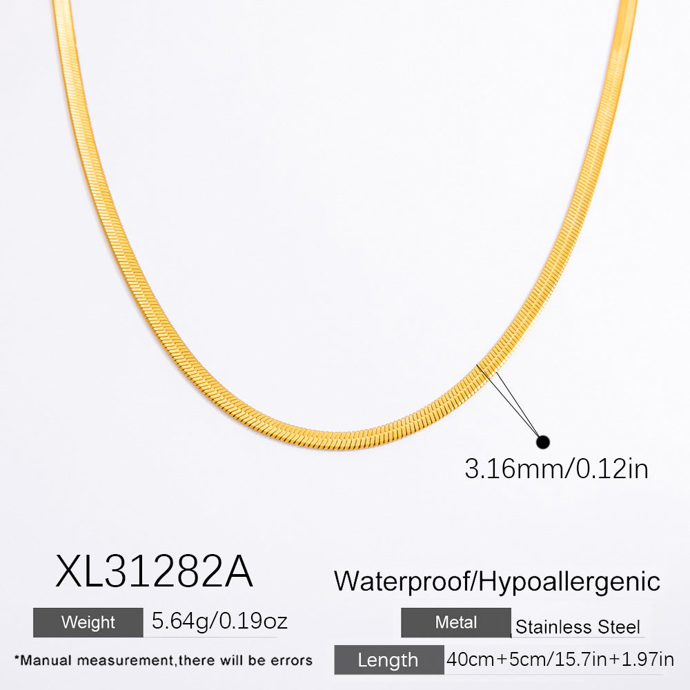 Minimalist DIY Jewelry Accessories Stainless Steel Necklace Pendant