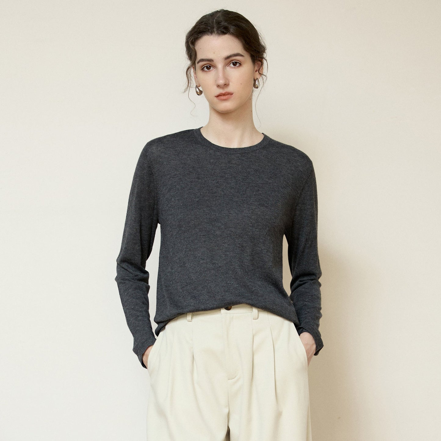 High-Quality Cashmere Blend Sweater for Women