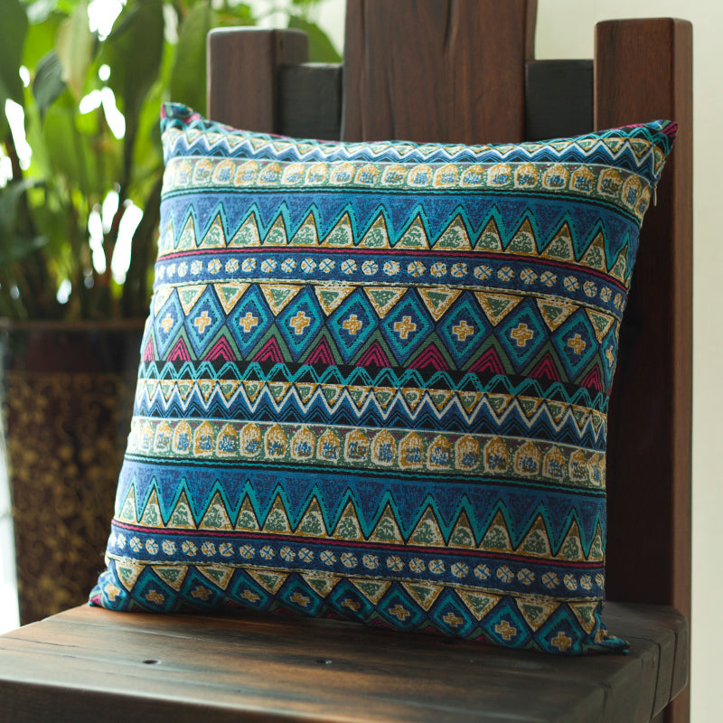 Vintage Ethnic Style Throw Pillow Cushion Backrest Pillow Bohemian