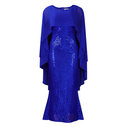Elegant Sequin Mermaid Dress Party Gown