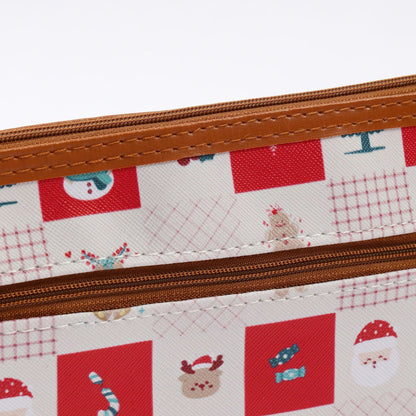 Simple Portable Christmas PU Storage Bag