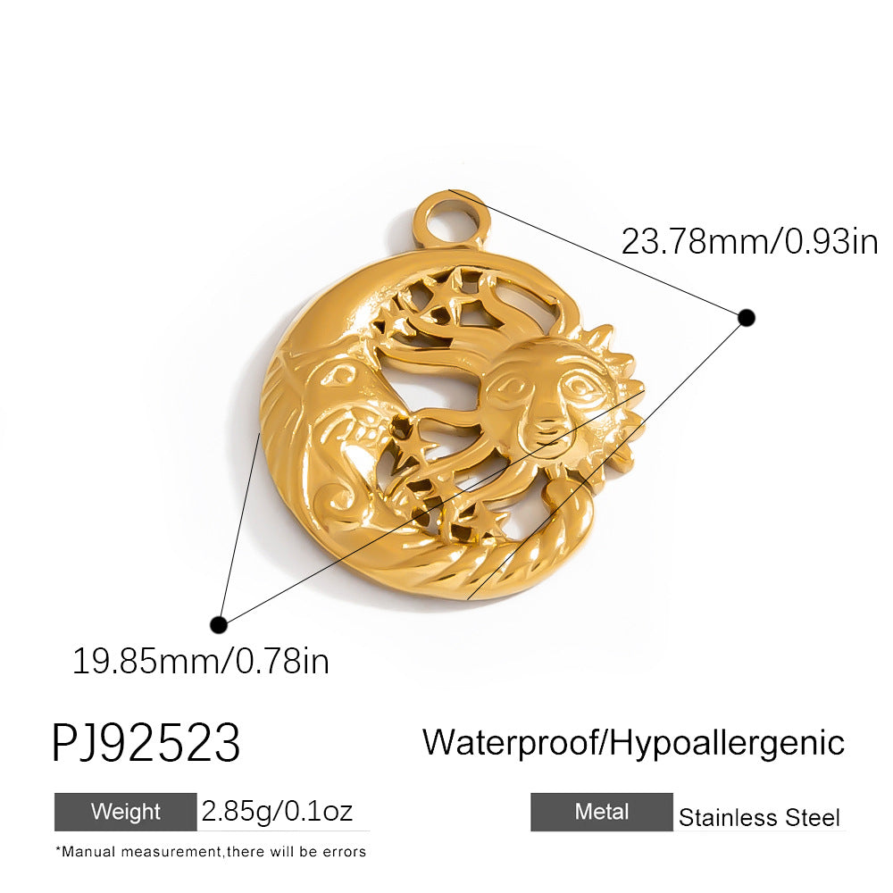 Luxury Heart-Shaped Stainless Steel DIY Jewelry Accessories Bracelet Necklace