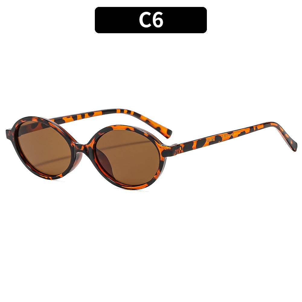 Oval Vintage Anti-Blue Light Fashion Sunglasses