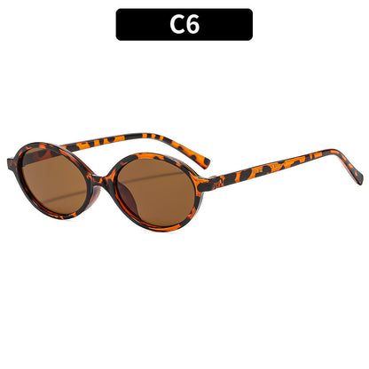 Oval Vintage Anti-Blue Light Fashion Sunglasses