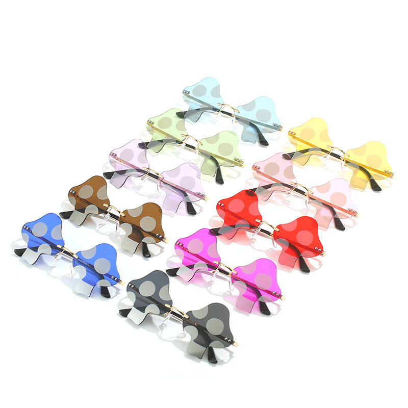 Trendy Mushroom Shaped Sunglasses | UV400 Protection | Fashion Statement