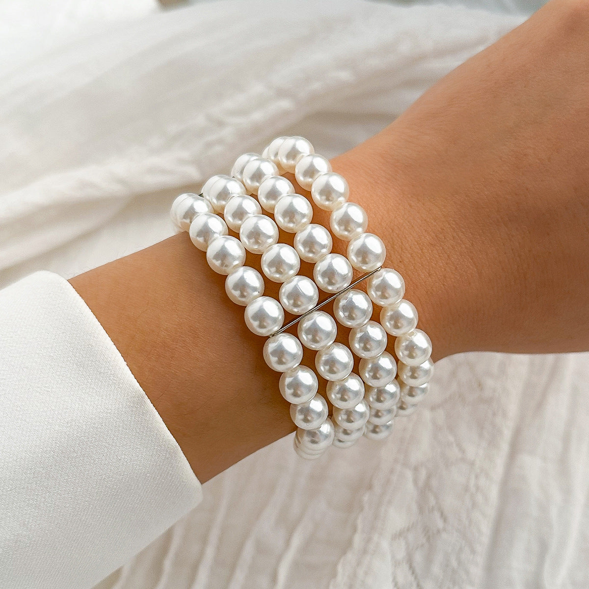 Bohemian Multi-Layer Pearl Beaded Necklace For Women
