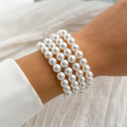 Bohemian Multi-Layer Pearl Beaded Necklace For Women