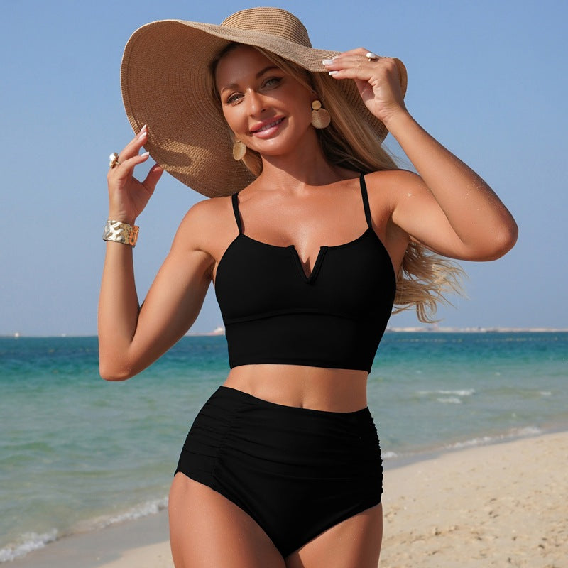 Women’S Two-Piece Bikini Swimsuit Quick-Dry High Elasticity
