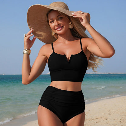 Women’S Two-Piece Bikini Swimsuit Quick-Dry High Elasticity