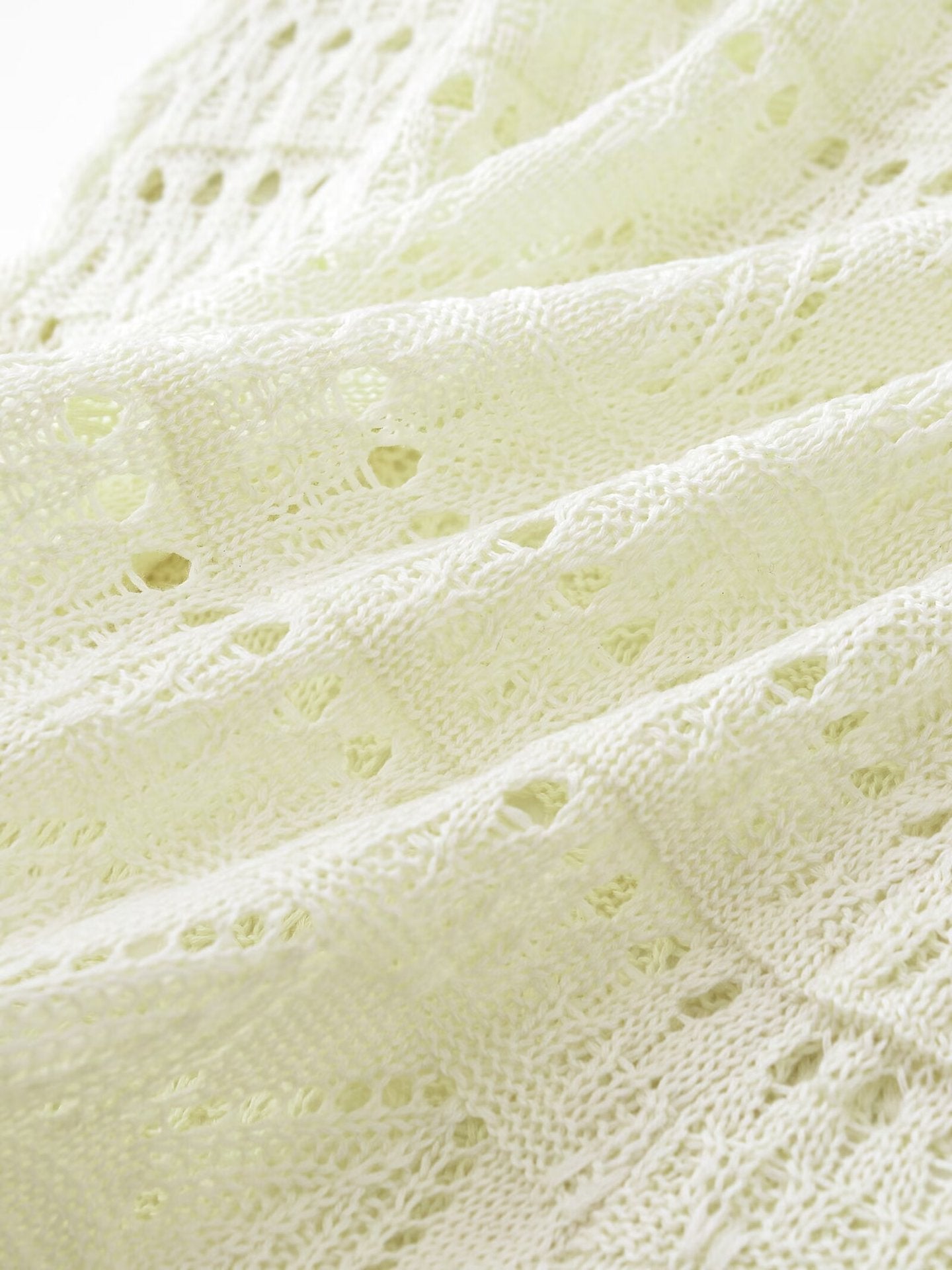 Jacquard Mesh Knit Sleeveless Mini Dresses