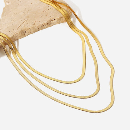 Triangle Layered Vintage Simple Necklace