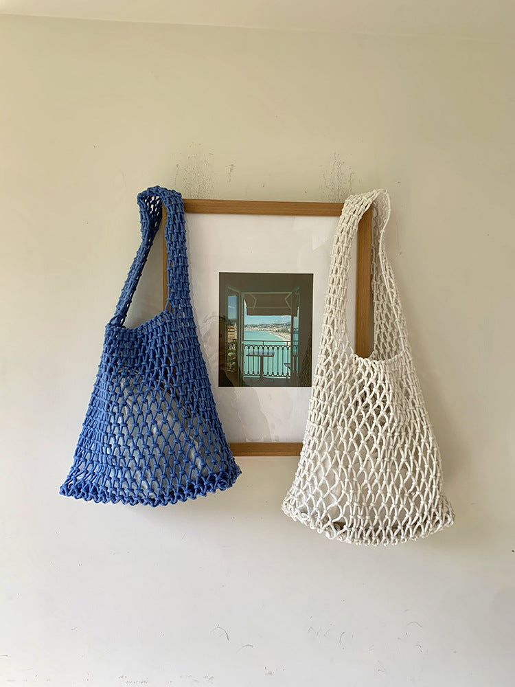 Handwoven Tote Bag for Women Stylish Casual Shoulder Bag