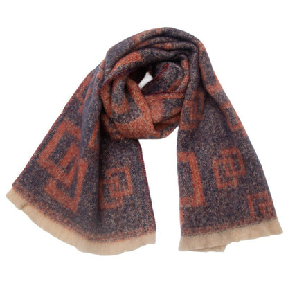 Plaid Vintage Print Scarves