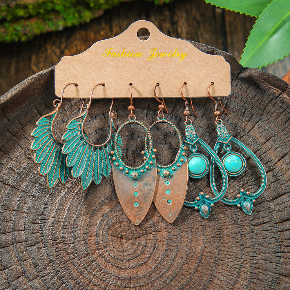 Bohemian Tassel Earrings Vintage Metal
