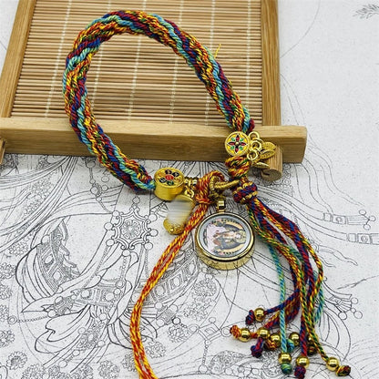 Tibet Hand-Woven Diamond Rope Hand Rope Bracelet Jewelry Gifts
