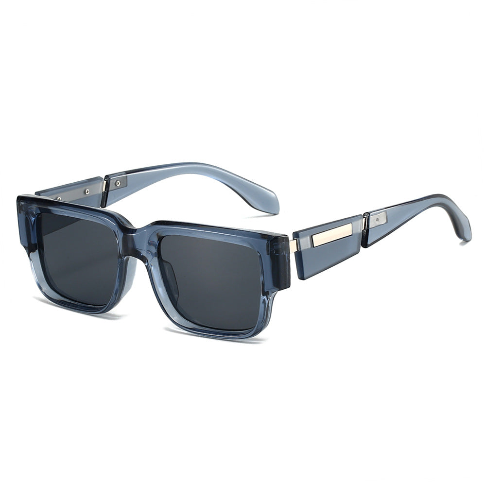 Trendy Retro Square Frame Sunglasses Stylish UV400 Protection