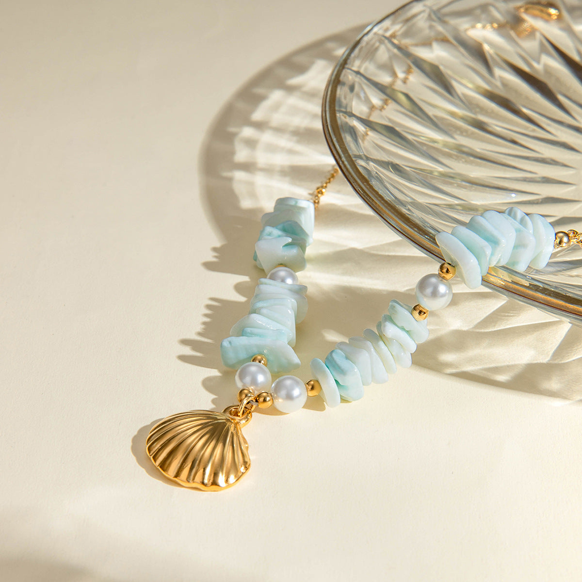 Pearl Shell Pendant Cute Necklace