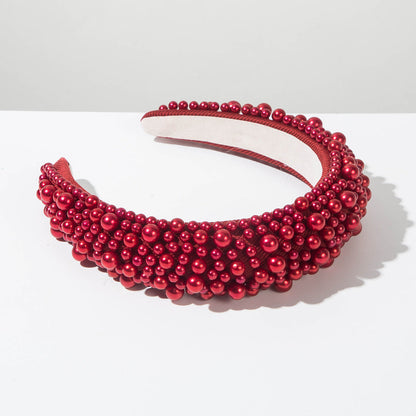 Baroque Pearl Headband Handmade Cute Hair Accessory