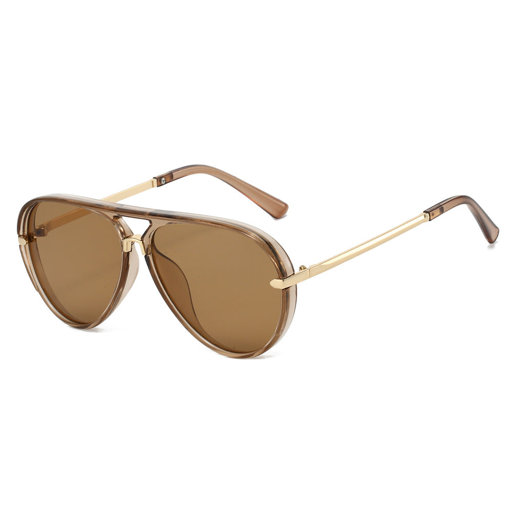 Trendy Oversized Sunglasses Retro Frog Eyewear