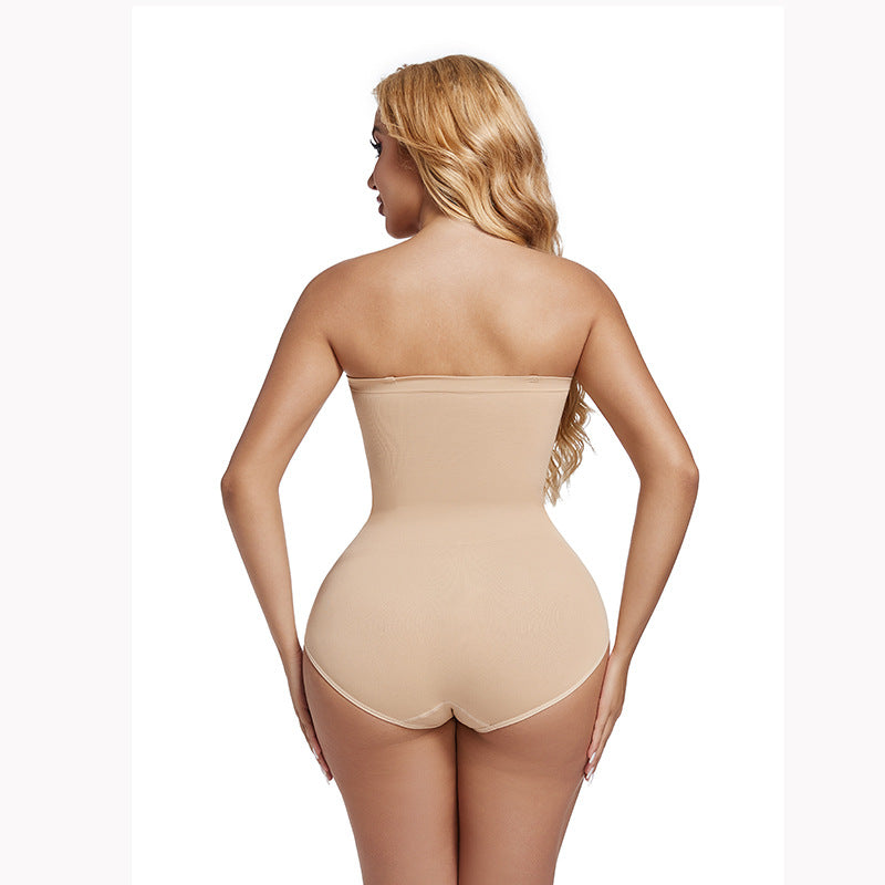 Seamless Wrap Bodysuit With Waist Control And Adjustable Features