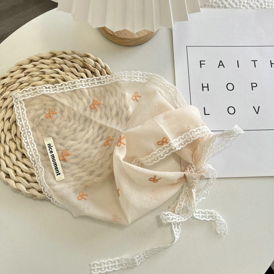Haila - Farmhouse Romantic Floral Headscarf