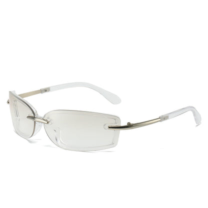 Futuristic Square Candy Color Sunglasses for Women