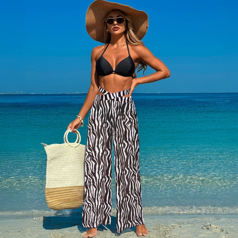 Women’S Swimsuit Three-Piece Set With Bikini And Cover-Up
