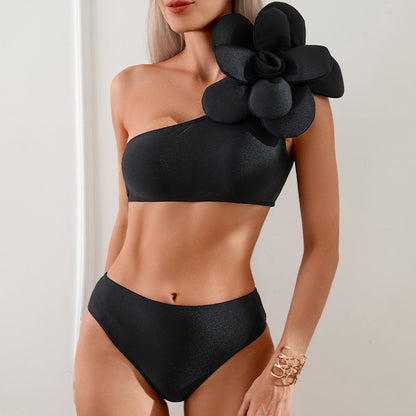 New Women'S Bikini Three-Piece Swimsuit Set With Skirt