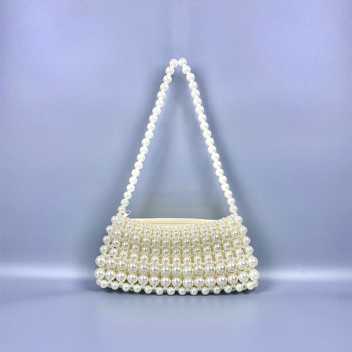 Simple Handmade Beads Braided Handbags
