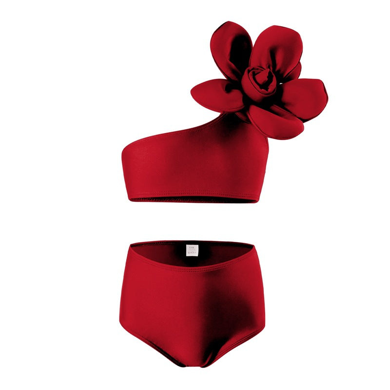 Kids' Two-Piece Swimming Suits With High Elasticity