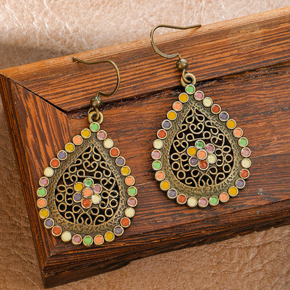 Ethnic Style Fashion Earrings Set Creative Autumn Jewelry