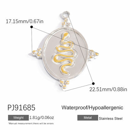 Heart Pendant Stainless Steel Necklace Trendy DIY Jewelry Accessories