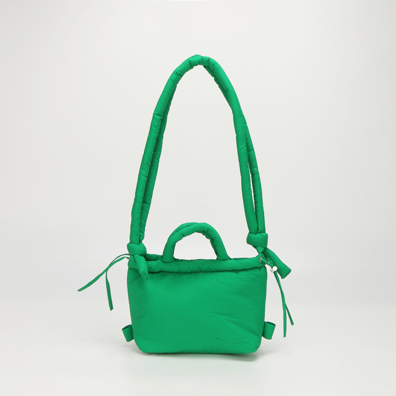 Lightweight Nylon Bucket Bag for Women