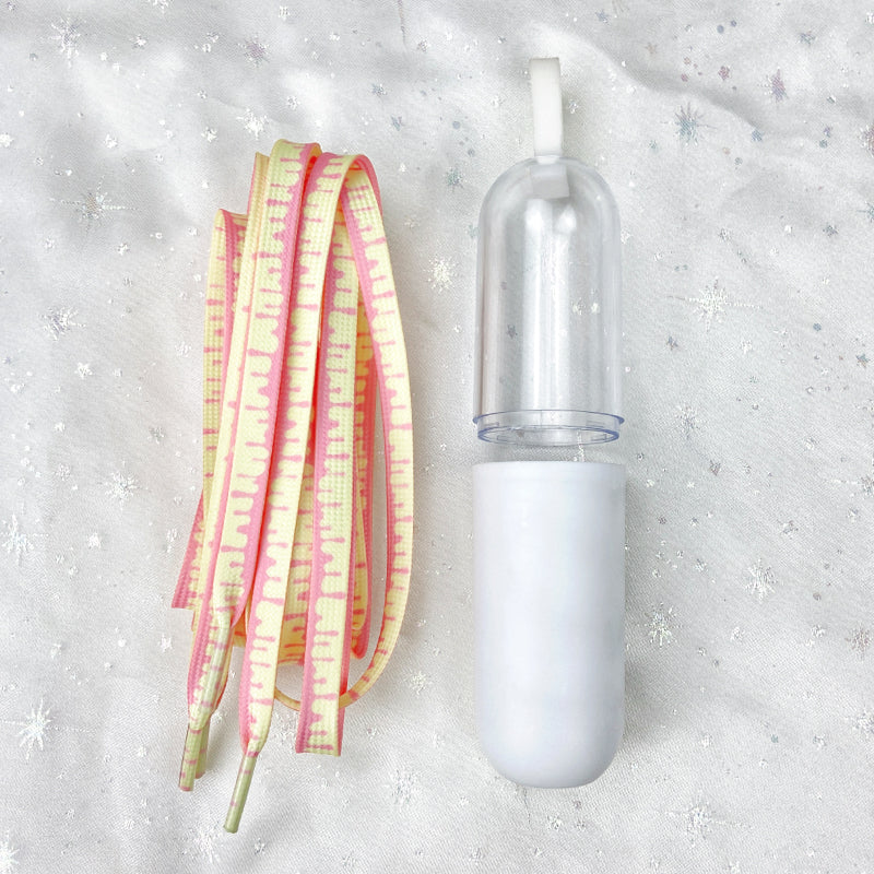 Cream Colorful Shoe Laces - Multi Color Available