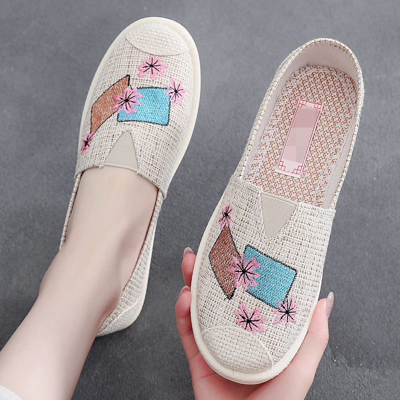 Women'S Canvas Shoes Breathable And Lightweight New Old Cloth Shoes