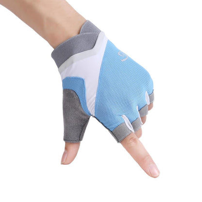 Professional Women Fitness Sports Half Finger Riding Gym Yoga Weightlifting Bodybuilding Equipment Breathable Nonslip Gloves