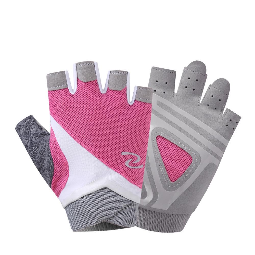 Professional Women Fitness Sports Half Finger Riding Gym Yoga Weightlifting Bodybuilding Equipment Breathable Nonslip Gloves