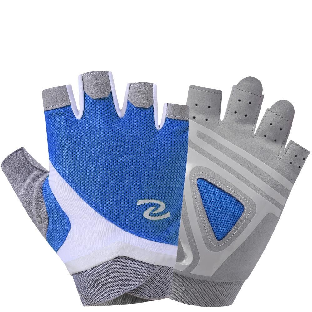 Professional Women Fitness Sports Half Finger Riding Gym Yoga Weightlifting Bodybuilding Equipment Breathable Nonslip Gloves