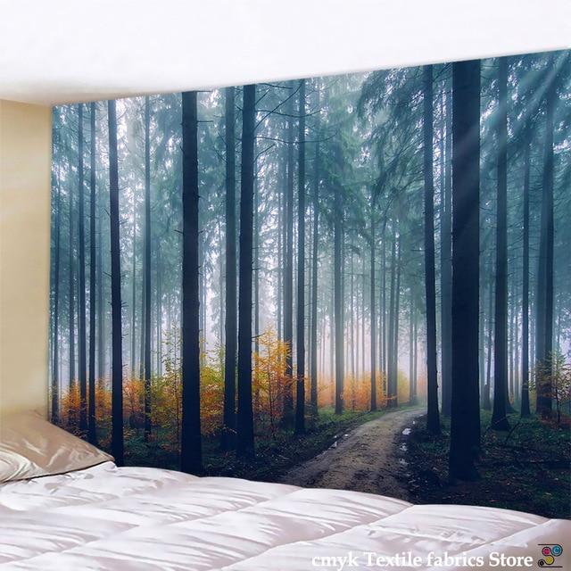 Psychedelic Tapestry Wall Hanging Bohemian Hippie Witchcraft Tapiz Art Science Fiction Tarot Room Home Decor