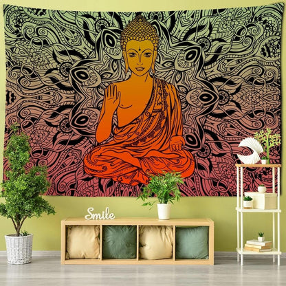 Psychedelic Tapestry Wall Hanging Bohemian Hippie Witchcraft Tapiz Art Science Fiction Tarot Room Home Decor