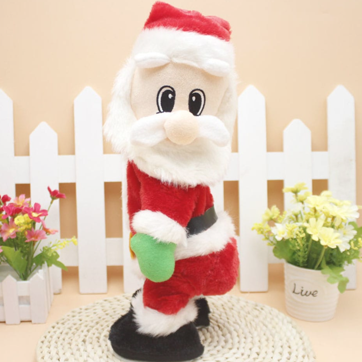 Electric Santa Claus With Music For Christmas Decoration